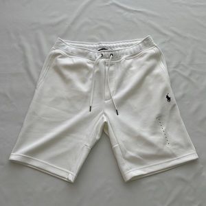 Polo Ralph Lauren Men’s Athletics Shorts Double Knit White Various Sizes New